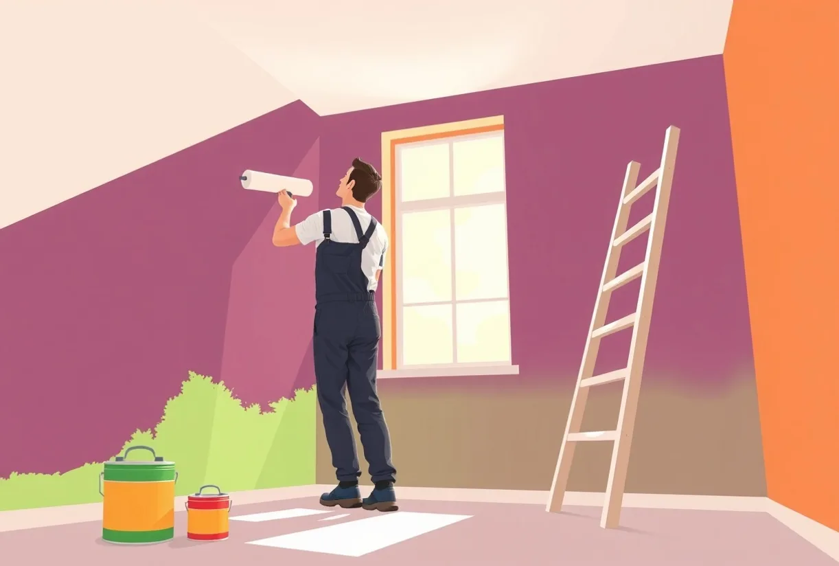 Peintre Épinal 88000 en intervention sur un chantier